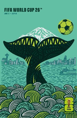 FIFA World Cup 2026 Seattle Poster - Shop All FIFA World Cup
